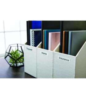 Dymo Label 99019 Black Schwarz White (S0722480)