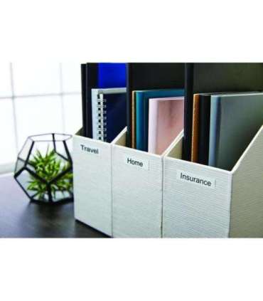 Dymo Label 99019 Black Schwarz White (S0722480)