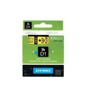 Dymo Schriftband 43618 Black Schwarz Yellow Gelb (S0720790)