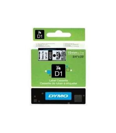 Dymo Schriftband 45800 Black Clear (S0720820)