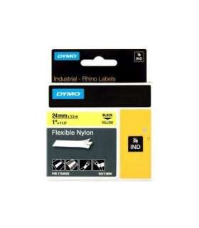 Dymo Schriftband Rhino Black Yellow (1734525)