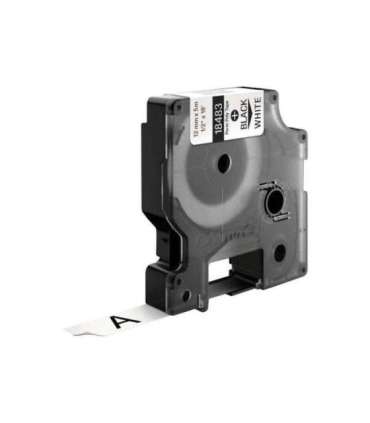 Dymo Schriftband Vinyl (18483) Black White (S0718210)