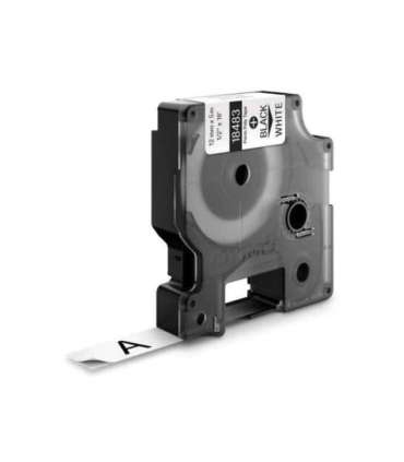 Dymo Schriftband Vinyl (18483) Black White (S0718210)