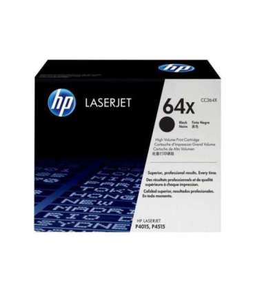 HP (CC364XD) No 64XD HP64XD HP 64XD Dual Pack Black Schwarz Cartridge (CC364XD)
