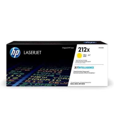 HP 212X Hohe Ergiebigkeit Gelb Tonerpatrone (W2122X)