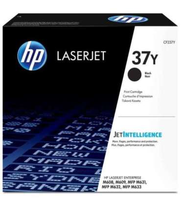 HP Cartridge No 37Y HP37Y HP 37Y Black Schwarz (CF237Y)