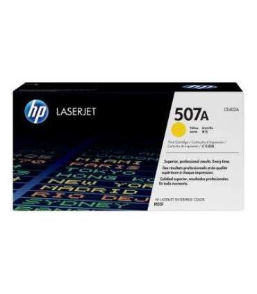HP Cartridge No 507A HP507A HP 507A Yellow Gelb (CE402A)