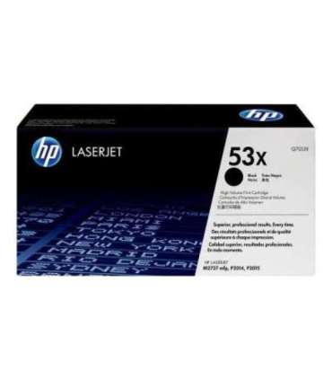 HP Cartridge No 53X HP53X HP 53X Black Schwarz (Q7553X)