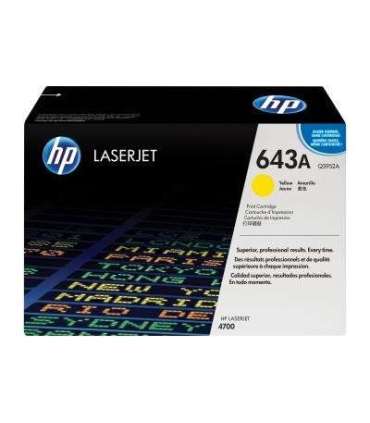 HP Cartridge No 643 HP643 HP 643 Yellow Gelb (Q5952A)