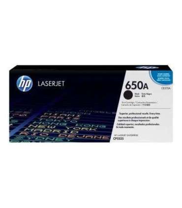 HP Cartridge No 650A HP650A HP 650A Black Schwarz (CE270A)