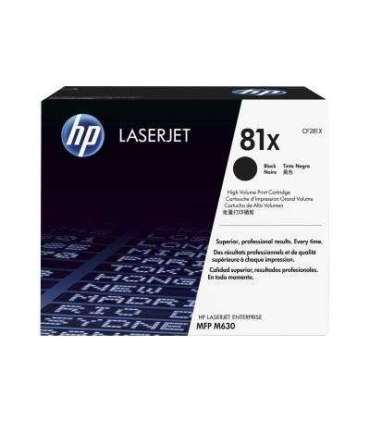 HP Cartridge No 81X HP81X HP 81X Black Schwarz (CF281X)