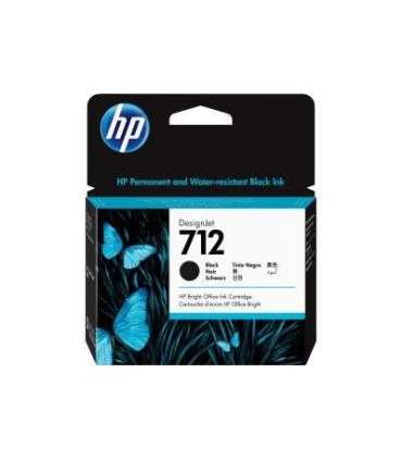 HP Ink No 712 HP712 HP 712 Black Schwarz (3ED71A)