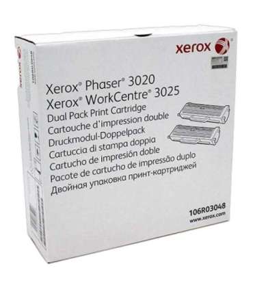 Xerox Cartridge DMO 3020 3025 Black Schwarz (106R03048) (2 x 1,5k)