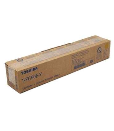 Toshiba Toner T-FC50EY TFC50EY Yellow Gelb (6AJ00000111)(6AJ00000225) (6AJ00000299)