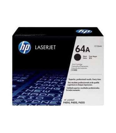 HP Cartridge No 64A HP64A HP 64A Black Schwarz (CC364A)