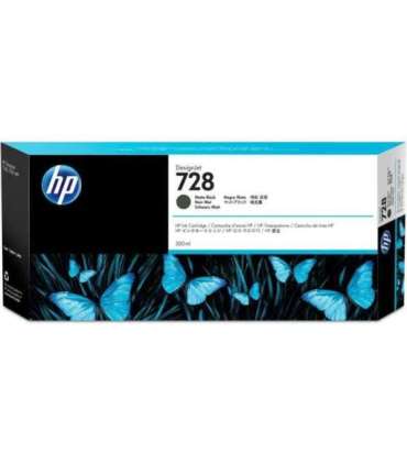 HP Ink No 728 HP728 HP 728 Matt Black Schwarz (F9J68A)