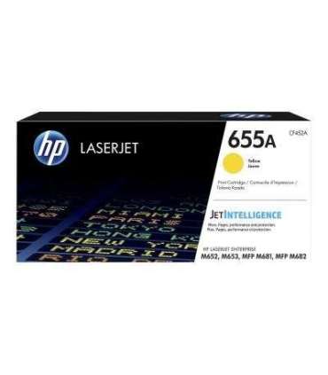 HP Cartridge No 655A HP655A HP 655A Yellow Gelb (CF452A)
