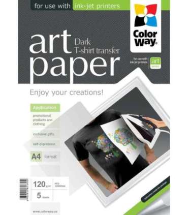 ART T-shirt transfer (dark) 120 g/m² A4 A4 Photo Paper