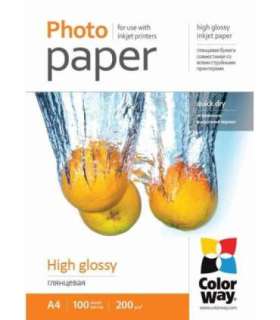 200 g/m² A4 High Glossy Photo Paper