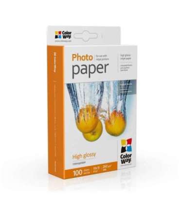 Photo Paper PG2601004R White 260 g/m² 10 x 15 cm Glossy