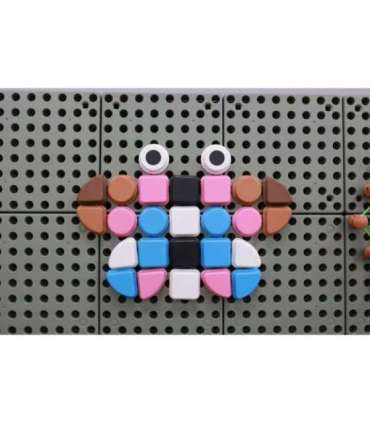 MASTERKIDZ Zestaw Kołeczki w kształcie figur geometrycznych 64szt do tablic STEM