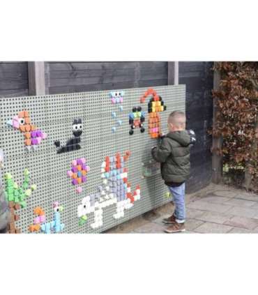 MASTERKIDZ Zestaw Kołeczki w kształcie figur geometrycznych 64szt do tablic STEM