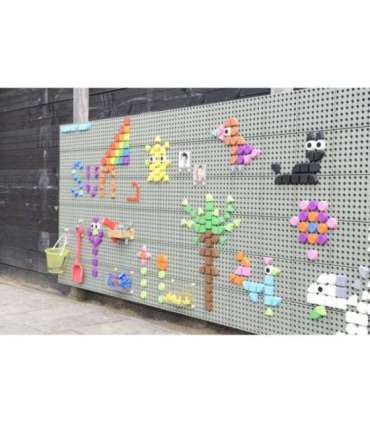 MASTERKIDZ Zestaw Kołeczki w kształcie figur geometrycznych 64szt do tablic STEM