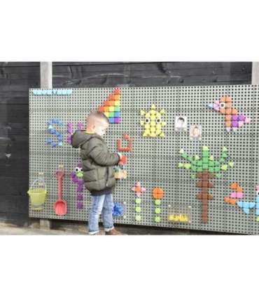 MASTERKIDZ Zestaw Kołeczki w kształcie figur geometrycznych 64szt do tablic STEM