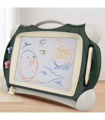 WOOPIE Znikopis Tablica Magnetyczna Kolorowa + 2 Stempelki Zielony