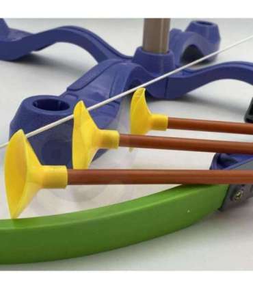 WOOPIE Zestaw Małego Łucznika Dinozaury Łuk Strzały Tarcza 32 el.