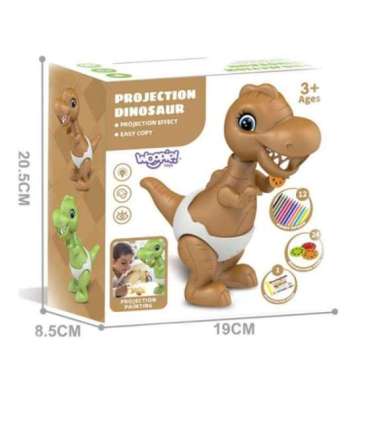 WOOPIE Dinozaur Projektor do Rysowania + Flamastry