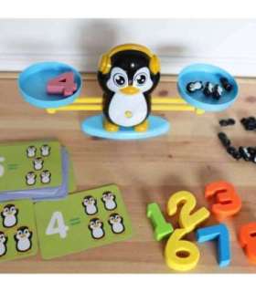 WOOPIE Waga Równoważnia Szalkowa Nauka Liczenia Pingwin