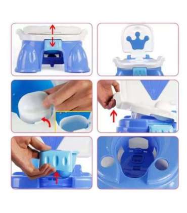 WOOPIE BABY Pierwszy Nocnik dla Dziecka z Muzyką 3w1 Krzesełko Stopień