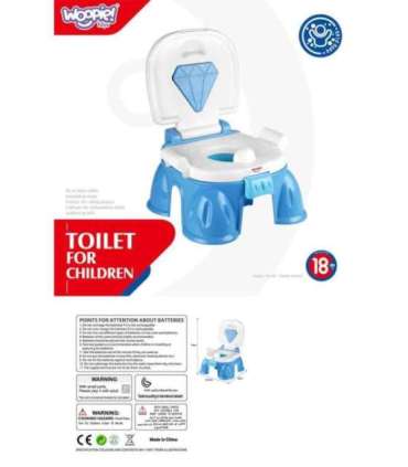 WOOPIE BABY Pierwszy Nocnik dla Dziecka z Muzyką 3w1 Krzesełko Stopień