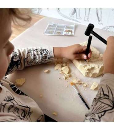 WOOPIE Zabawka Kreatywna Dinozaur Szkielet Wykopalisko Archeologiczne