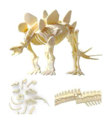 WOOPIE Zabawka Kreatywna Dinozaur Szkielet Wykopalisko Archeologiczne