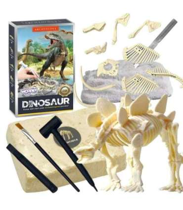 WOOPIE Zabawka Kreatywna Dinozaur Szkielet Wykopalisko Archeologiczne