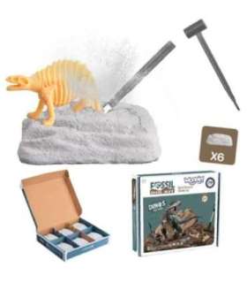WOOPIE Wykopaliska Dinozaurów 6 Losowych Figurek Szkieletów Dinozaurów