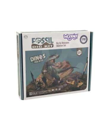 WOOPIE Wykopaliska Dinozaurów 6 Losowych Figurek Szkieletów Dinozaurów