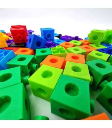 WOOPIE Klocki Konstrukcyjne 3D Sześciany 150 el.