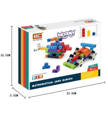 WOOPIE Klocki Konstrukcyjne 3D Sześciany 150 el.