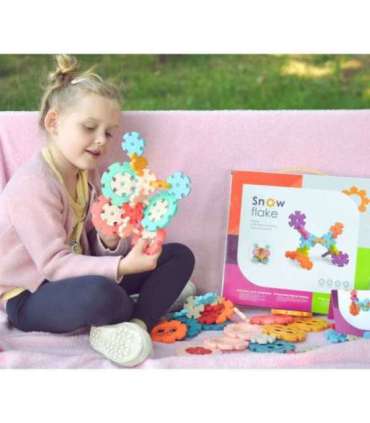 WOOPIE Klocki Konstrukcyjne Wafle Jeżyki 52 el.