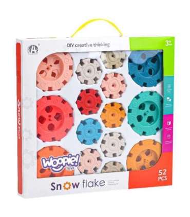 WOOPIE Klocki Konstrukcyjne Wafle Jeżyki 52 el.