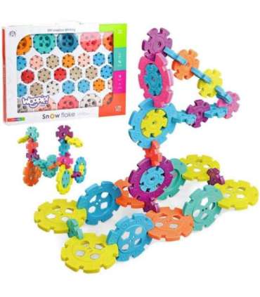 WOOPIE Klocki Konstrukcyjne Wafle Jeżyki 120 el.