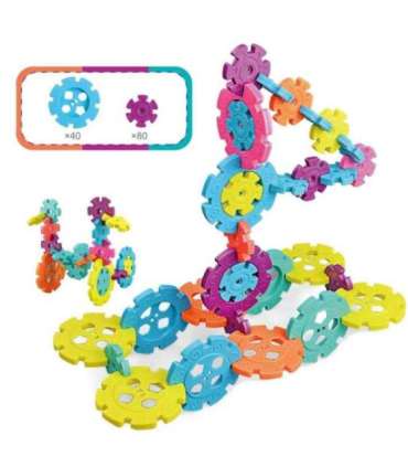 WOOPIE Klocki Konstrukcyjne Wafle Jeżyki 120 el.