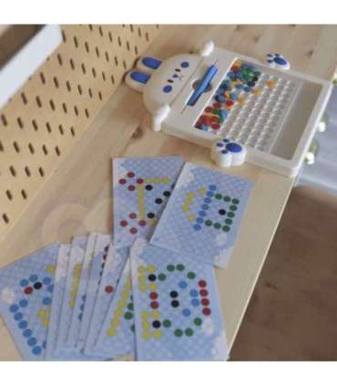 WOOPIE Tablica Magnetyczna dla Dzieci Montessori MagPad Królik