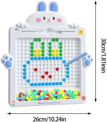 WOOPIE Tablica Magnetyczna dla Dzieci Montessori MagPad Królik