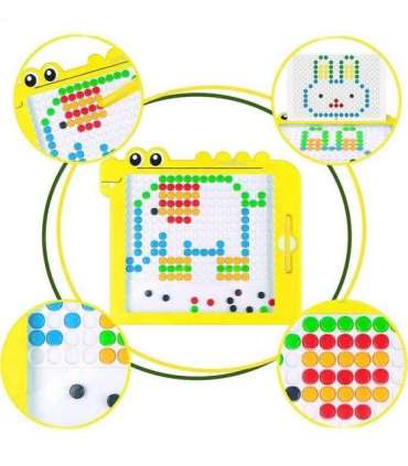 WOOPIE Tablica Magnetyczna dla Dzieci Montessori MagPad Dinozaur