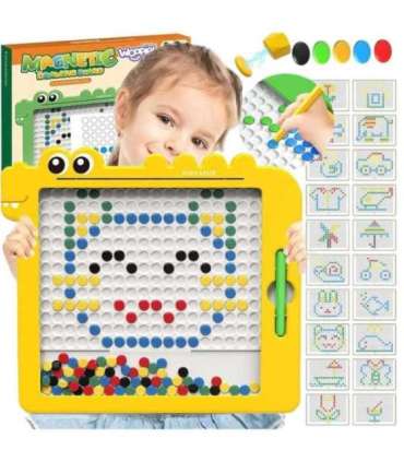 WOOPIE Tablica Magnetyczna dla Dzieci Montessori MagPad Dinozaur