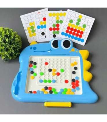 WOOPIE Tablica Magnetyczna dla Dzieci Montessori MagPad Dinozaur